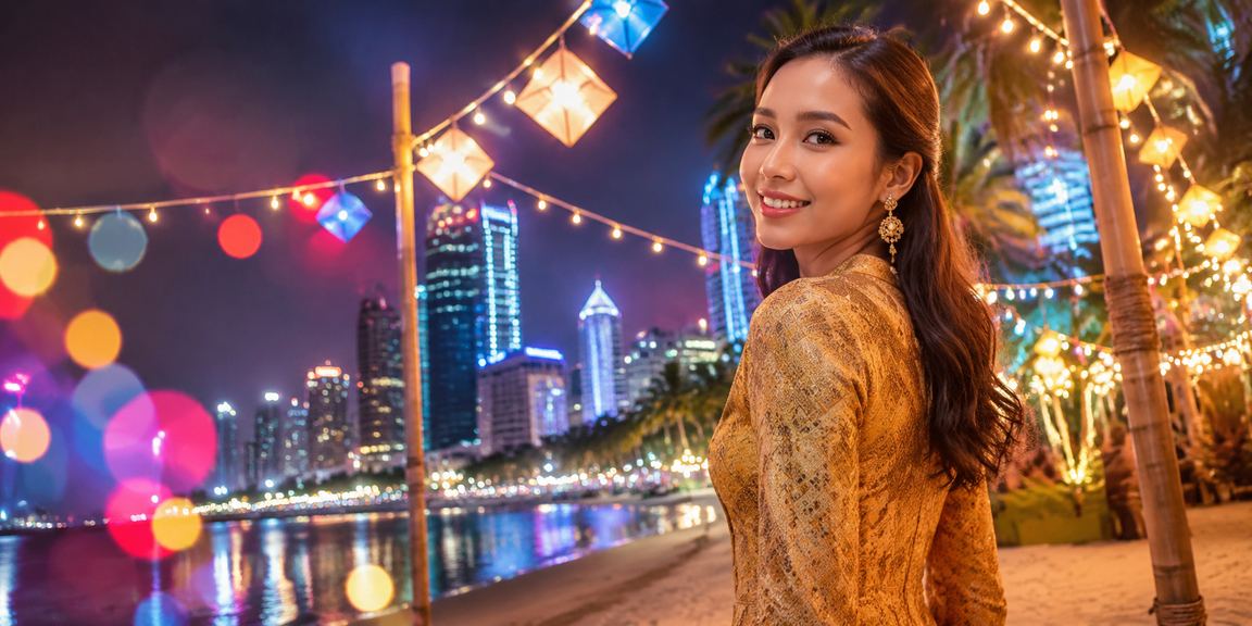 Suasana hiburan bertanggungjawab di Petaling Jaya semasa Hari Raya bersama keluarga